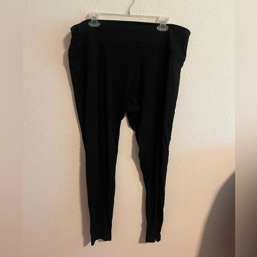 Wool& Summit Black Merino Wool Leggings - Picture 8 of 9